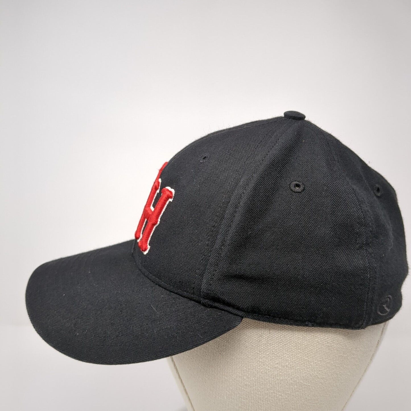 PH Fitted Hat Black Size 7 Lightweight Embroidered 6 Panel AOF515 Richardson