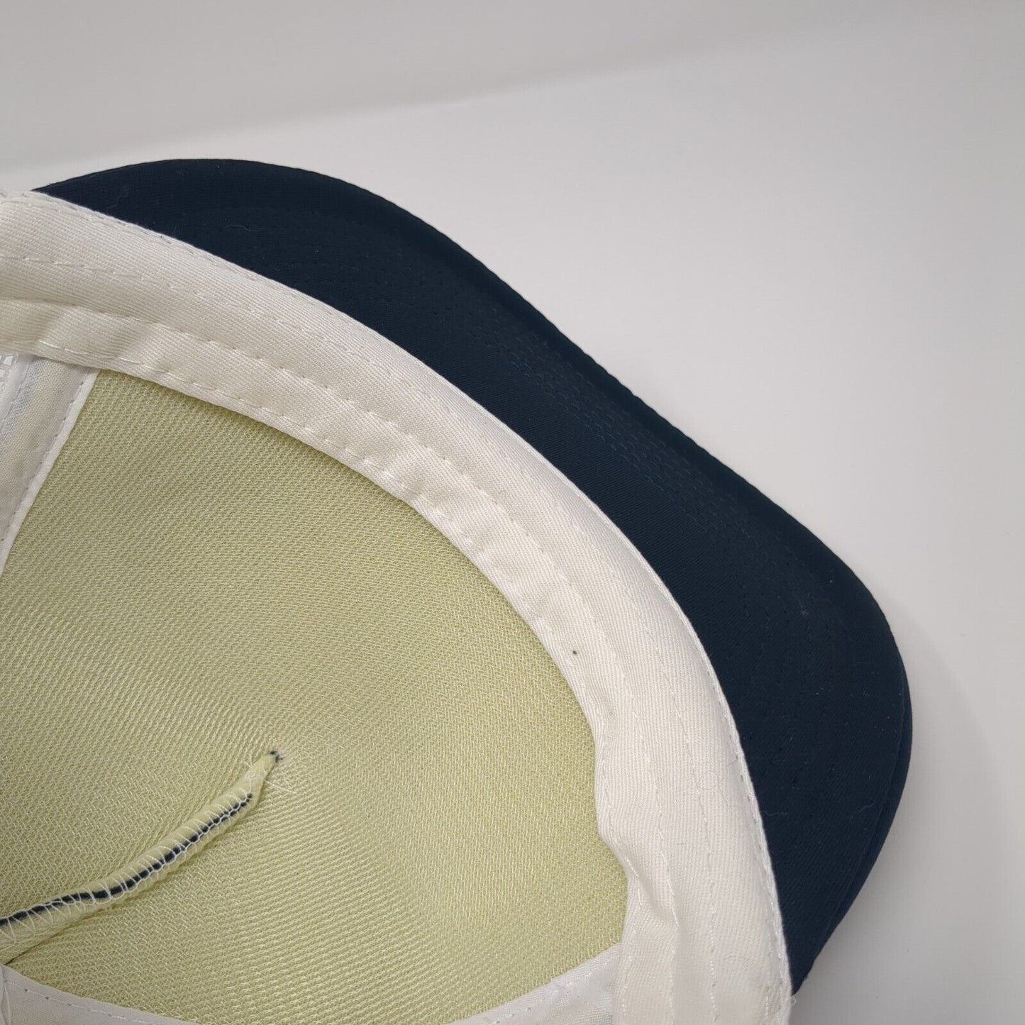 District Snapback Trucker Hat Blue One Size Adjustable Mesh Back Polyester