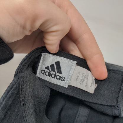 Adidas 3 Stripes Slideback Hat Black OSFA Adjustable Embroidered Solid