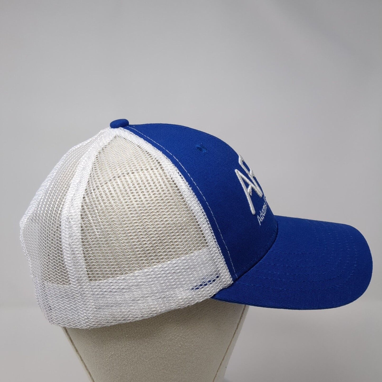 AFT Adams Family Tackle Snapback Trucker Hat Blue One Size Mesh Back