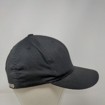 Bassaholics Addicted Fitted Hat Black Small-Medium Embroidered Yupoong