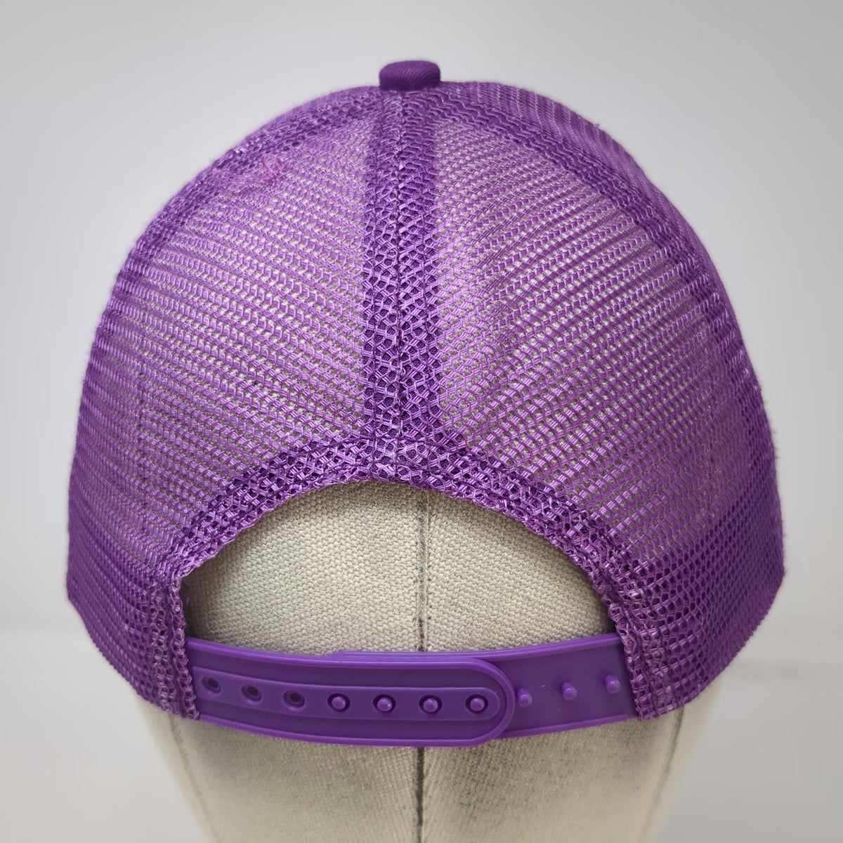Trucker Hat Purple One Size Magic Johnson Magic Mart Capital One Mesh Snapback