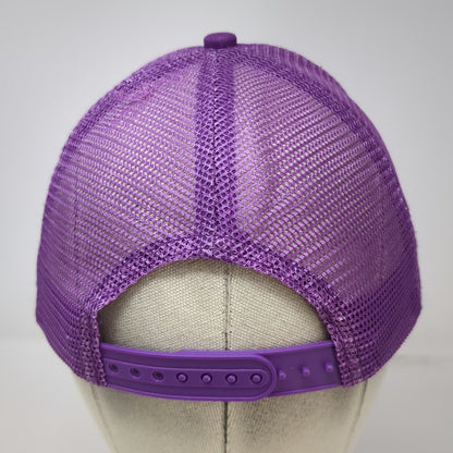 Trucker Hat Purple One Size Magic Johnson Magic Mart Capital One Mesh Snapback