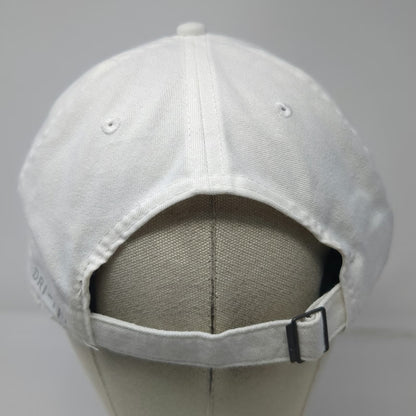 Nike Illinois Fighting Illini NCAA White One Size Cap Dri-Fit Slideback Hat Logo