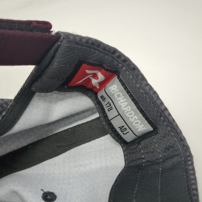 Richardson Baseball Cap Red Gray OSFM Electrical Wholesale Strapback Hat Mesh