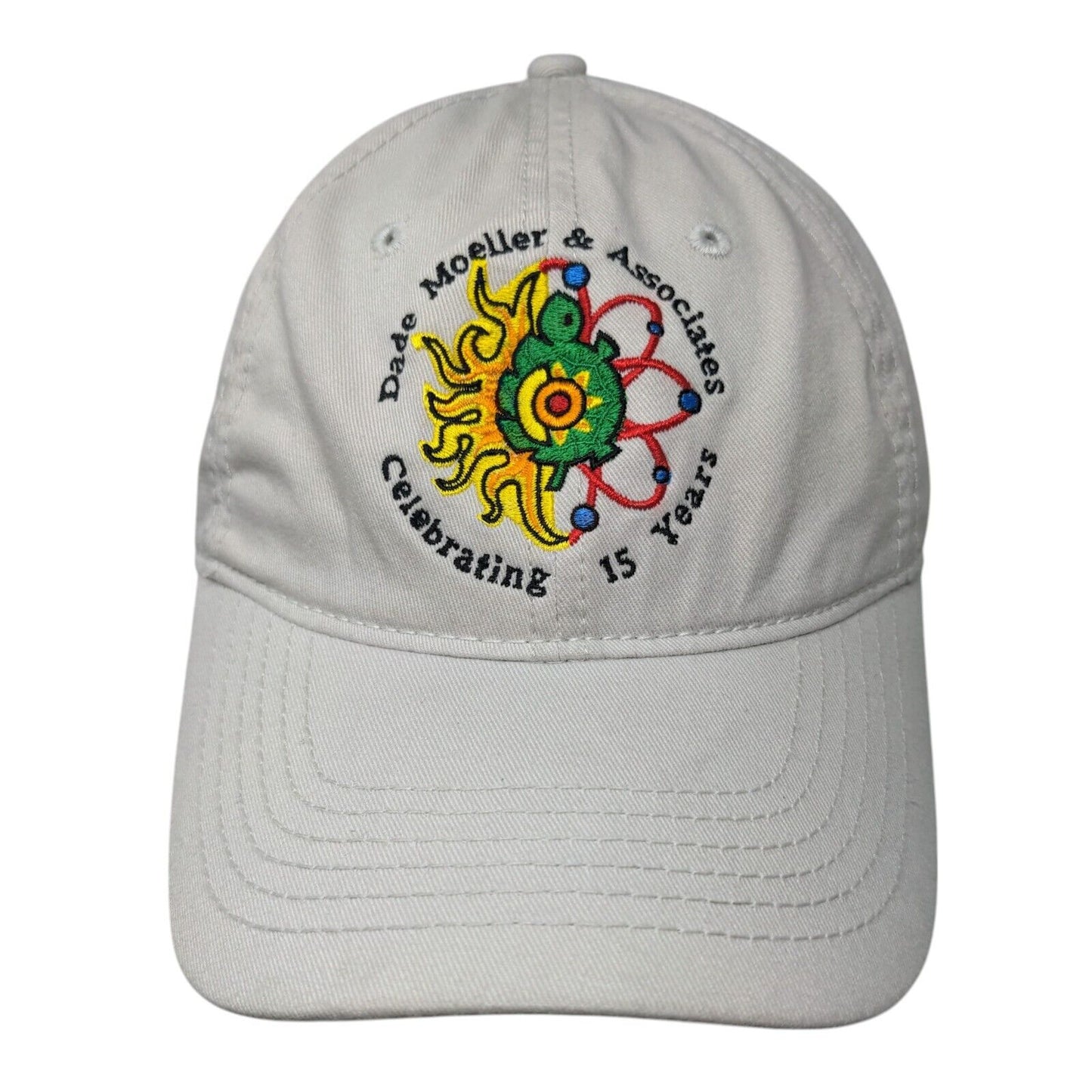 Dade Moeller & Associates Celebrating 15 Years Slideback Hat Tan One Size Cotton