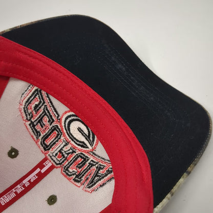 Top of the World Georgia Bulldogs NCAA Trucker Hat Red Camo Snapback One Size
