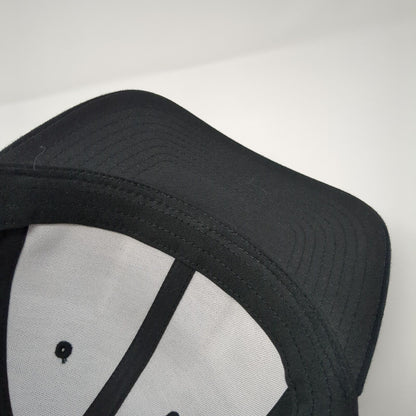 FNL HKR Patch Snapback Mesh Back Trucker Hat Black One Size Yupoong