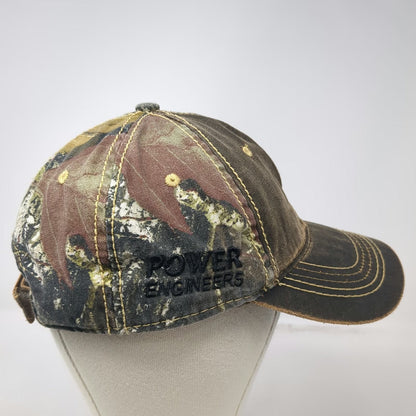 Port Authority Baseball Cap Brown Camo One Size Mossy Oak Power Engineers Hat