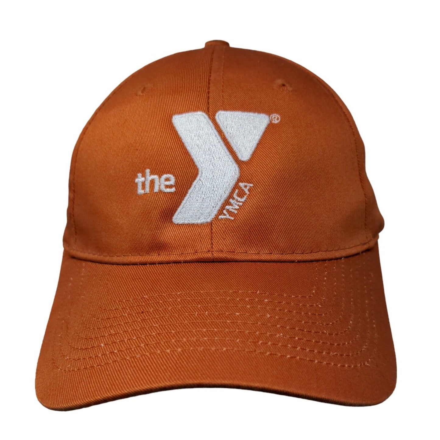 The YMCA Baseball 2019 Strapback Hat Orange One Size Embroidered 6 Panel