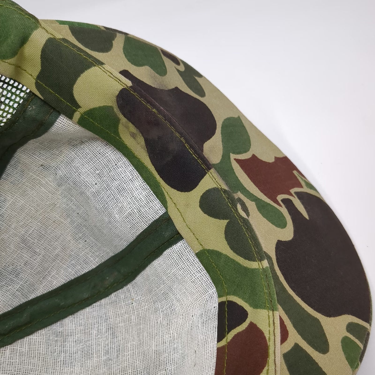 Ducks Unlimited 10/30 Club Camo Trucker Hat Green One Size Snapback Mesh USA