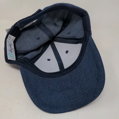 Panthers Strapback Hat Blue OSFA Adjustable Graphic Print Vitronic W/Tags
