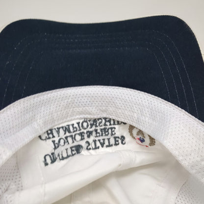 Headgear Baseball Cap White One Size Mesh Side Police Fire Championships Hat