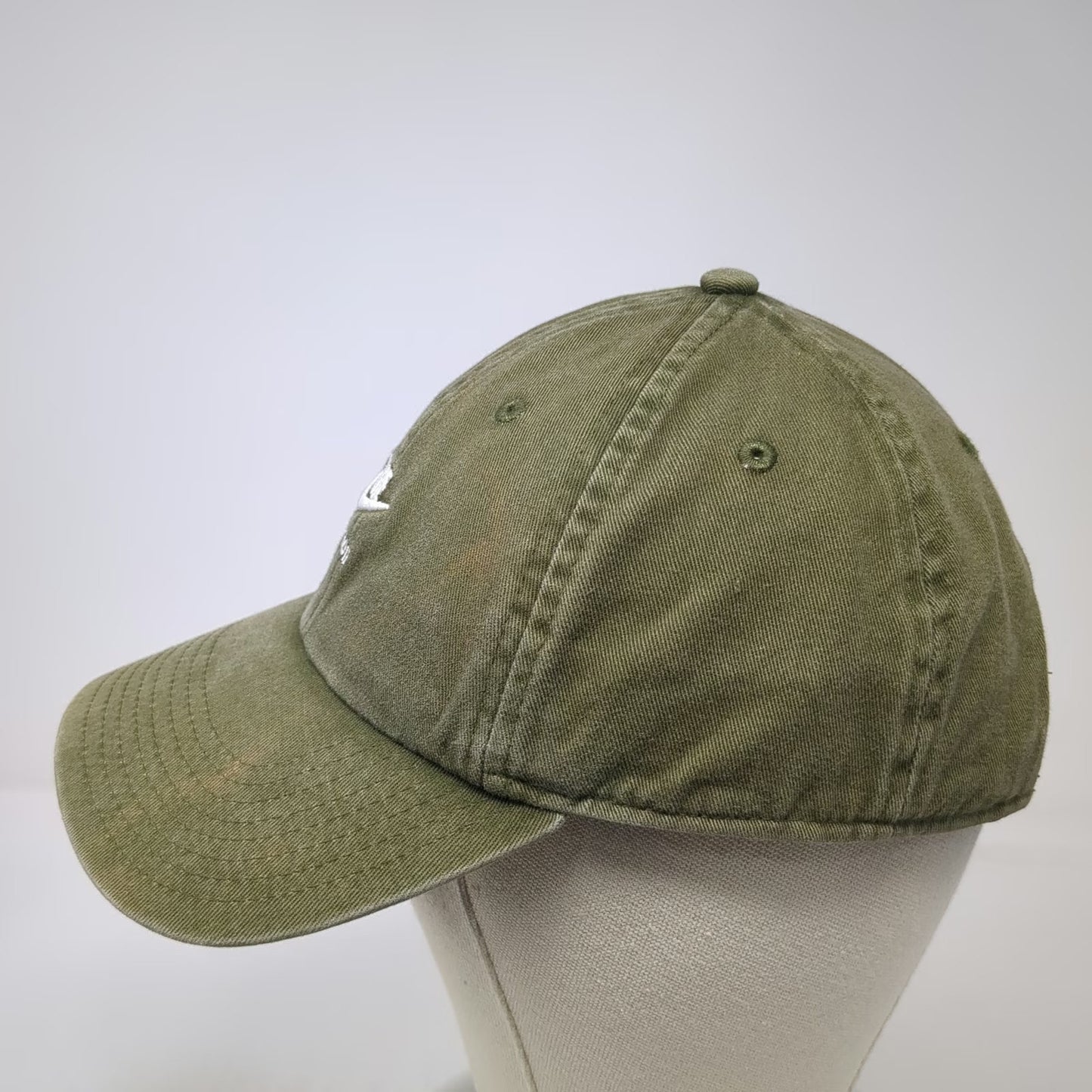 Nike Baseball Cap Green One Size Just Do It Heritage 86 Swoosh Slideback Hat