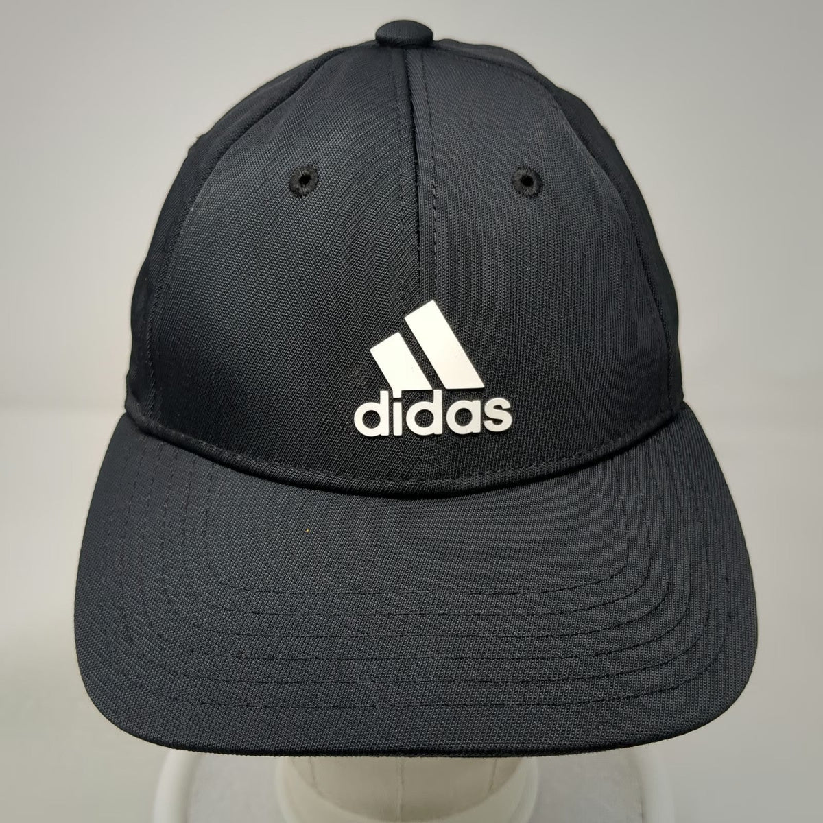 Adidas Baseball Cap Black One Size Performance AEROREADY Logo Strapback Hat