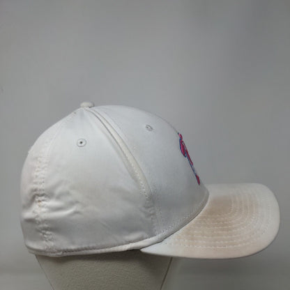 Domeheadwear.co Fitted Hat White S/M Style XXIX Embroidered Vented Holes
