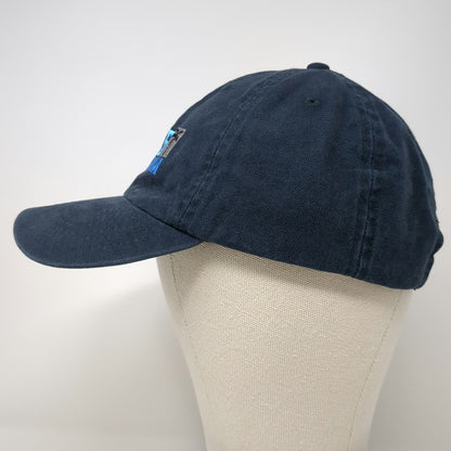 Quake City Caps Knott's California Palm Tree Wave Blue Baseball Cap One Size Hat