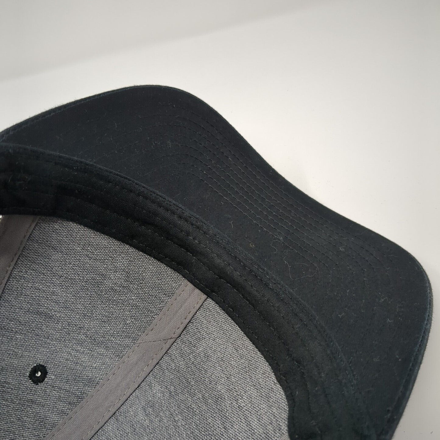 Richardson Snapback Mesh Back Trucker Hat Black One Size Blank 6 Panel