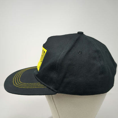 FRGD Forged Irish Stout 5 Panel Black OS Hat Strapback Dublin Ireland