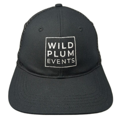 Carhartt Trucker Hat Black One Size Wild Plum Events Mesh Back Snapback