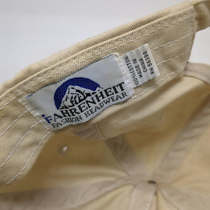Fahrenheit Baseball Cap Beige One Size Hat Bryce Canyon Embroidered Cotton