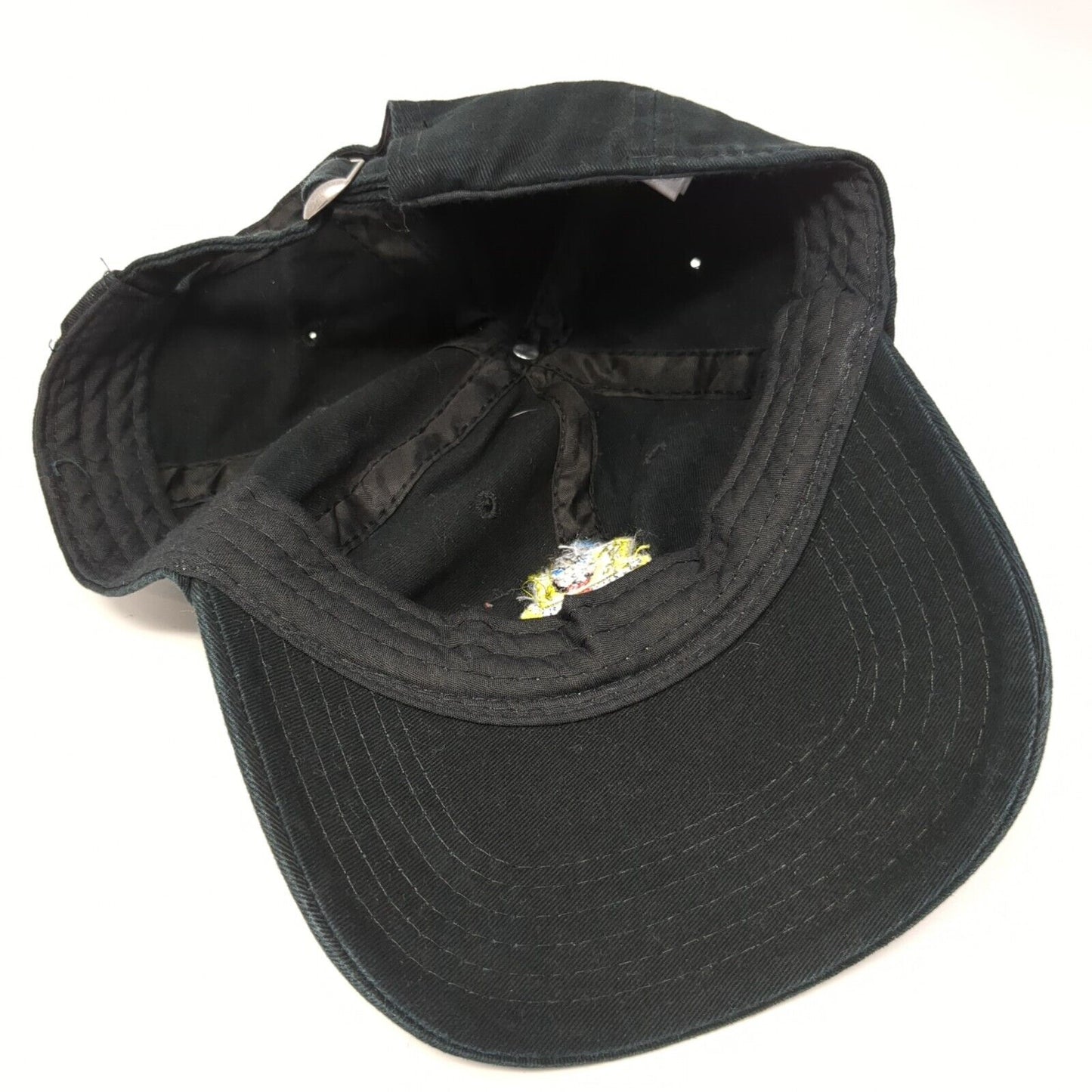 SpongeBob SquarePants Slideback Hat Black One Size 6 Panel Nickelodeon