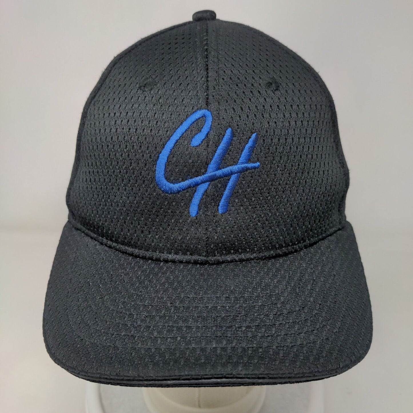 CH Slideback Hat Black One Size Adjustable Embroidered Breathable Chef Works