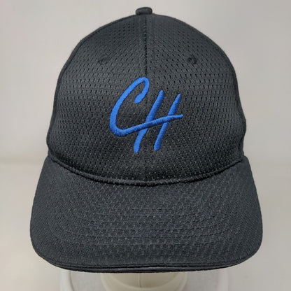 CH Slideback Hat Black One Size Adjustable Embroidered Breathable Chef Works