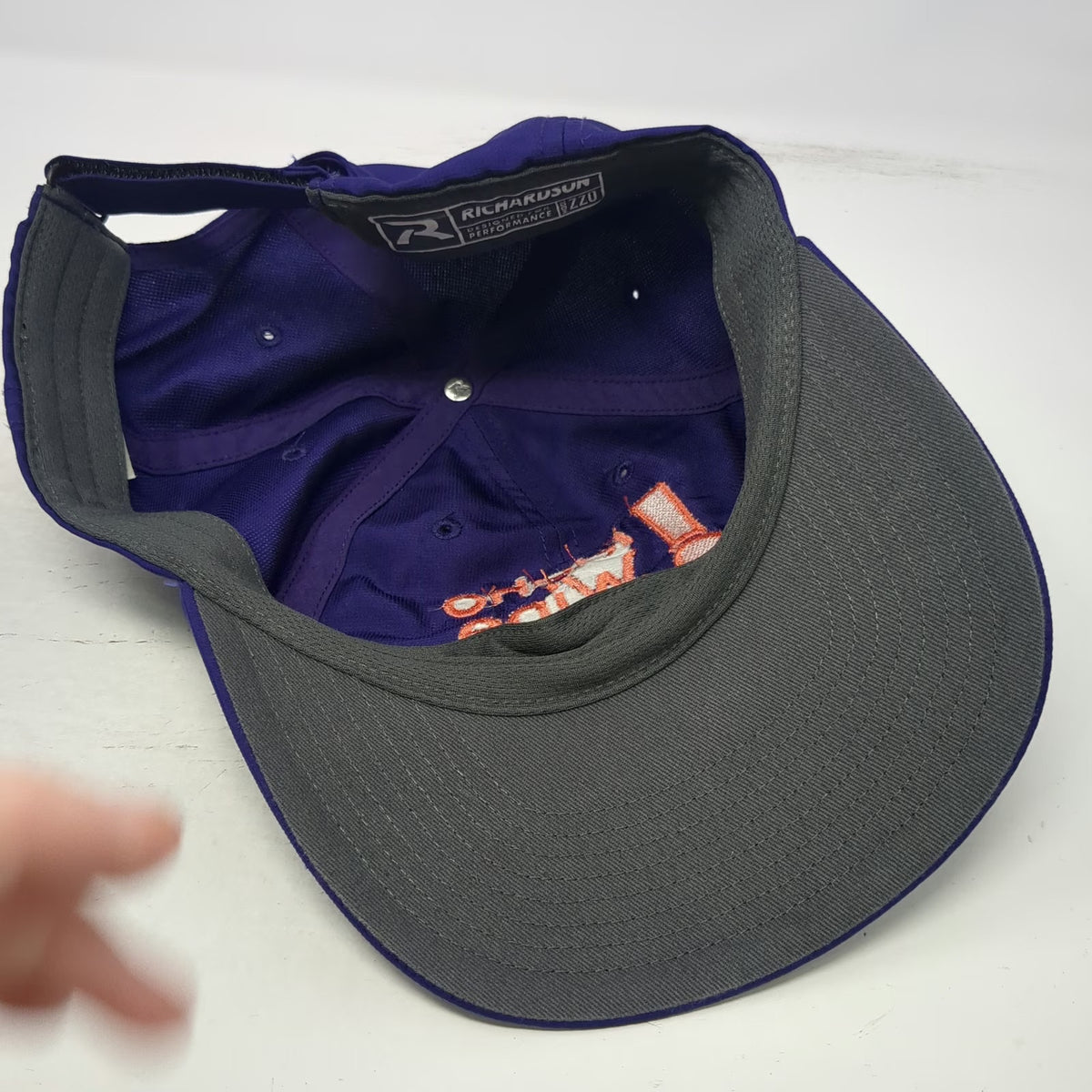 Richardson Baseball Cap Blue One Size Idaho Wine Commission Strapback Hat
