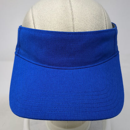 Under Armour Visor Blue One Size Adjustable Strapback Embroidered Logo Sport Hat