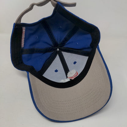 76ers Welcome To The Moment Slideback Hat Blue One Size Embroidered