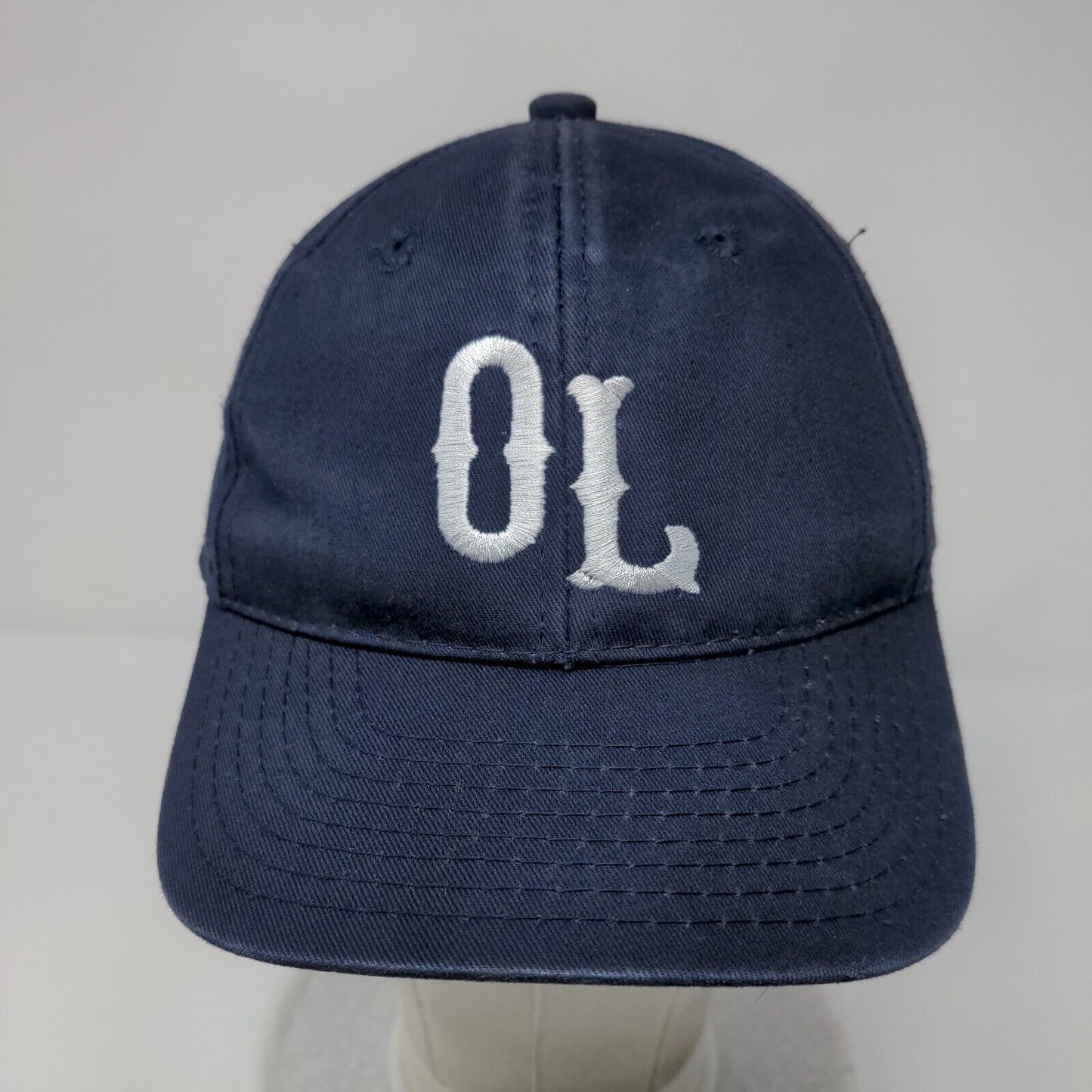 OL Youth Strapback Hat Blue One Size Adjustable Embroidered Outdoor Cap