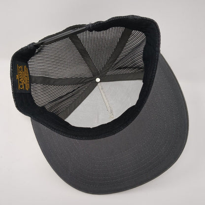 C² Snapback Trucker Hat Gray One Size Adjustable Embroidered Classics Yupoong