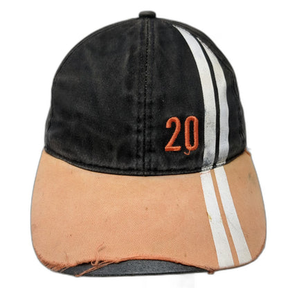 Harley-Davidson Baseball Cap Black Orange One Size Road Tour Racing Stripes Hat