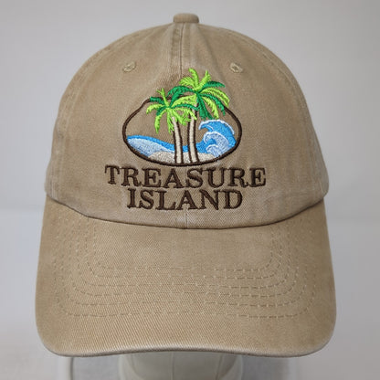 Treasure Island Slideback Baseball Cap Brown One Size Adjustable Alhys Trading