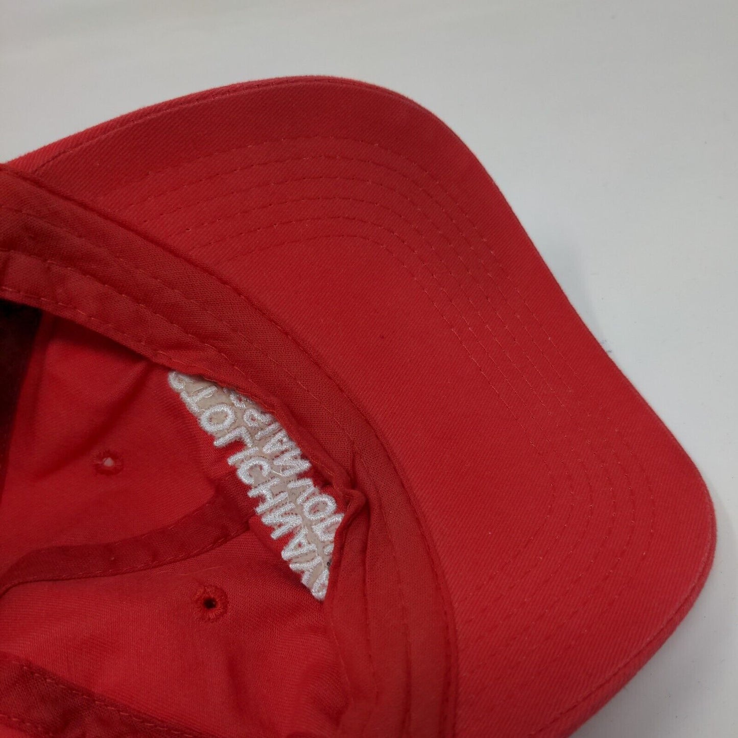 Stolichnaya Russian Vodka Slideback Hat Red One Size Adjustable Embroidered