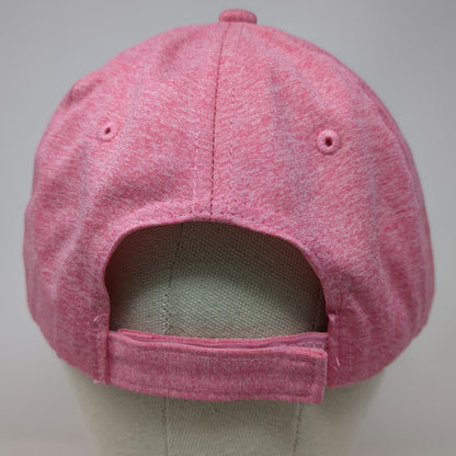 Pink Baseball Cap One Size Hollywood California Strapback Hat 3D Embroidery