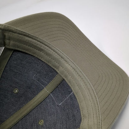 Richardson Trucker Hat Green One Size Hunters Warehouse HW Mesh Snapback Patch