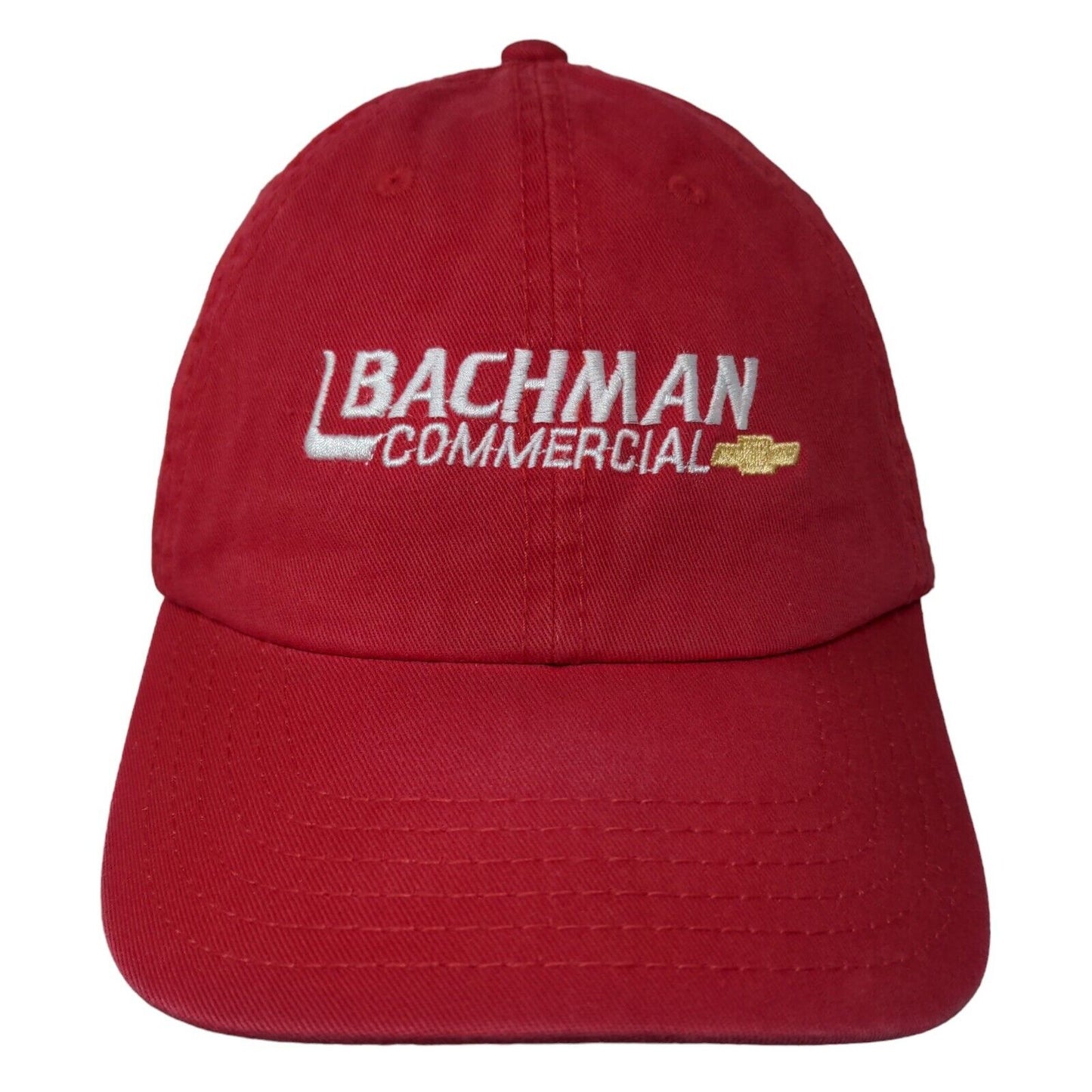 Otto Collection Men's Strapback Hat Red OSFM Lachman Commerical Chevrolet