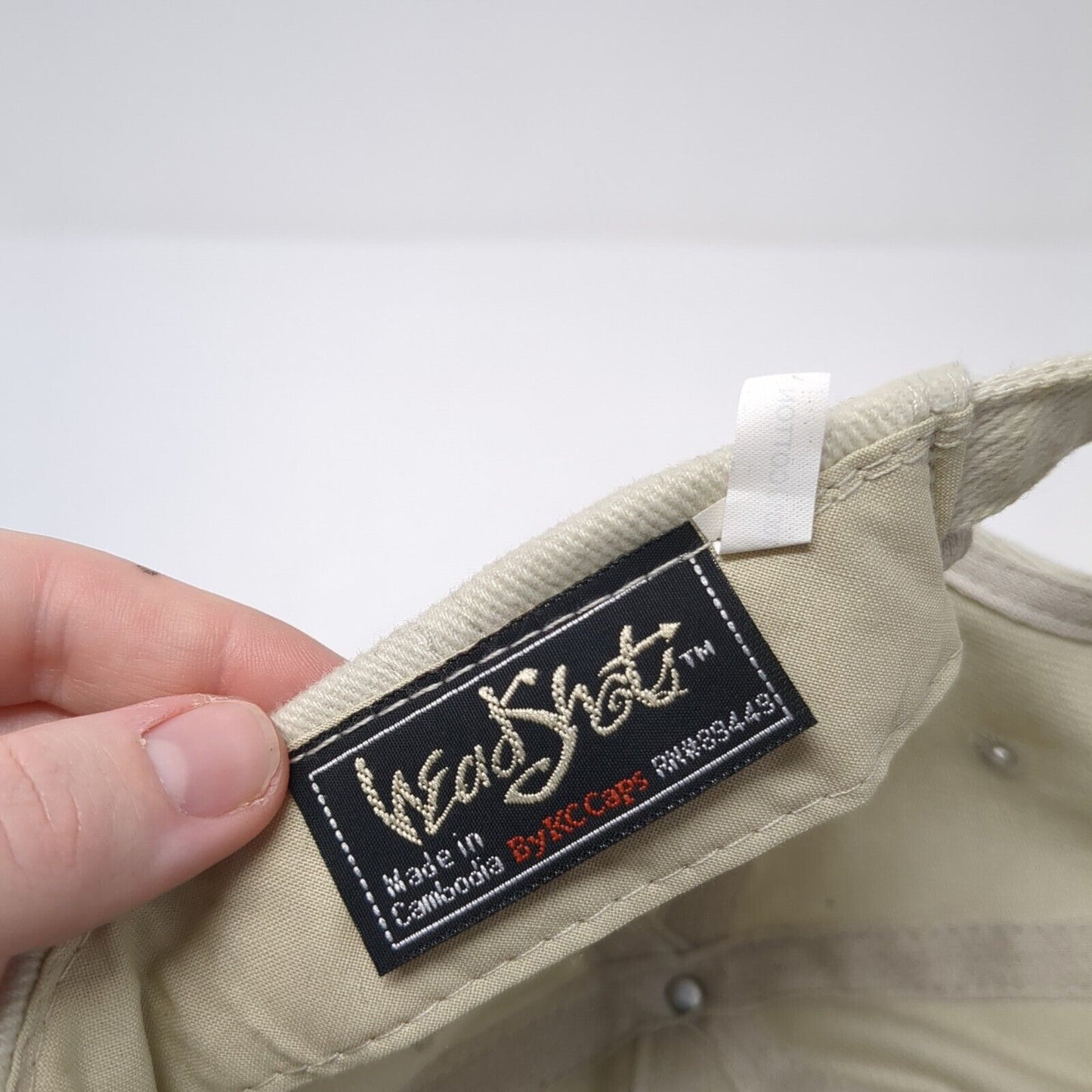 Westfall GMC 50th Anniversary Slideback Hat Tan One Size Solid KC Caps