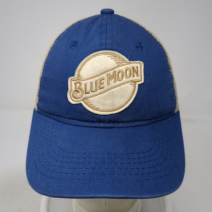 Outdoor Cap Trucker Hat Blue One Size Blue Moon Beer Logo Mesh Snapback Patch