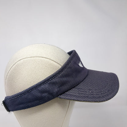 TYR Sport Slideback Sun Visor Cap Blue One Size Adjustable Embroidered Polyester