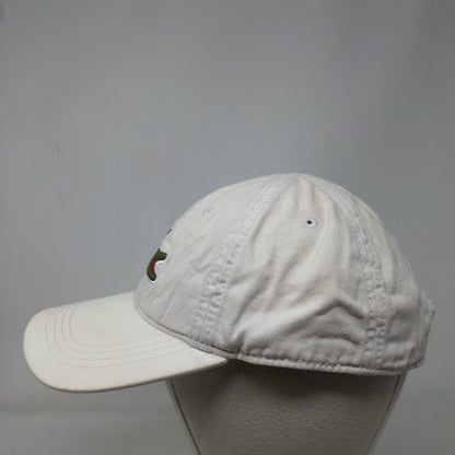 Lacoste Slideback Hat Cream One Size Adjustable Embroidered Crocs 6 Panel