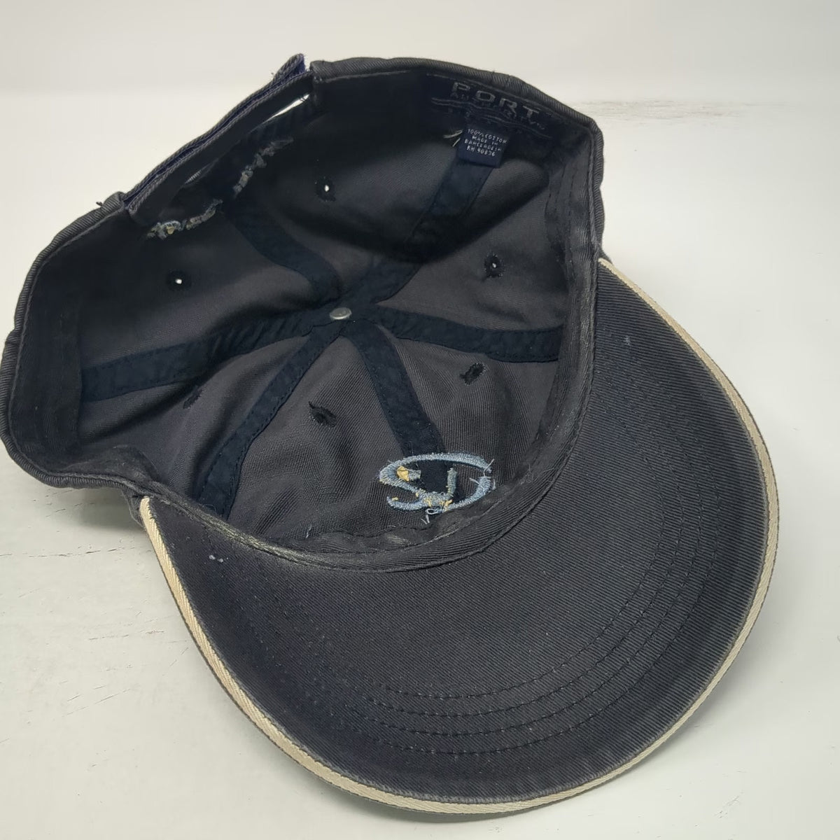 Port Authority Baseball Cap Gray One Size Boise Idaho Anglers Embroidered Hat