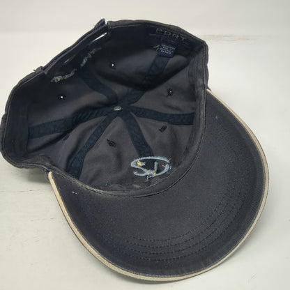 Port Authority Baseball Cap Gray One Size Boise Idaho Anglers Embroidered Hat
