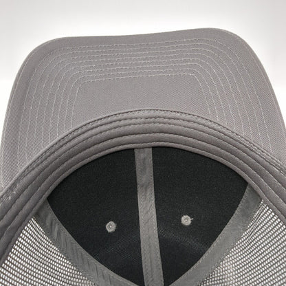 Perpetua Resources Snapback Trucker Hat Gray One Size Mesh Back Outdoor