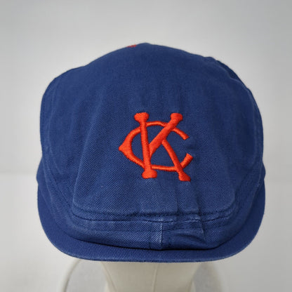 Kansas City Monarchs Flat Cap Blue One Size Solid Embroidered Outdoor