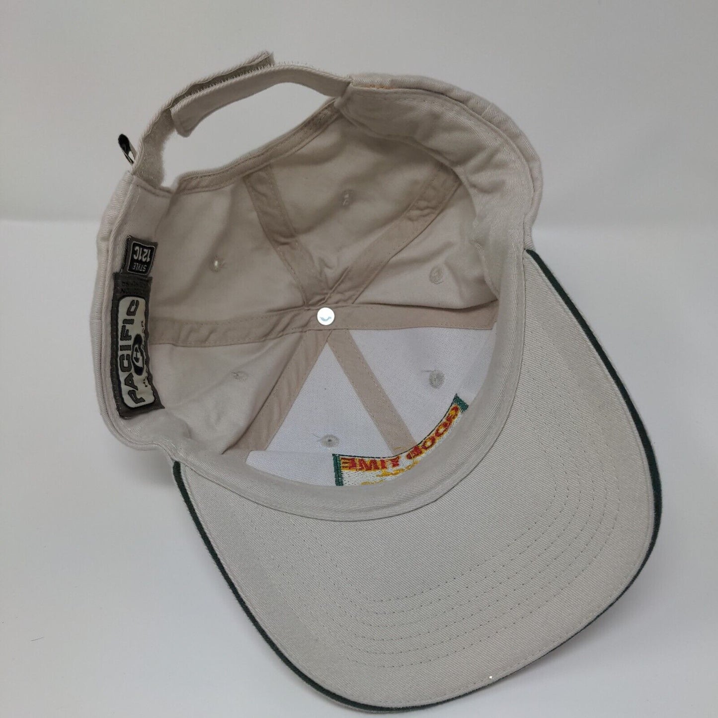 Good Time Motors LLC American Falls Strapback Hat Tan One Size Embroidered
