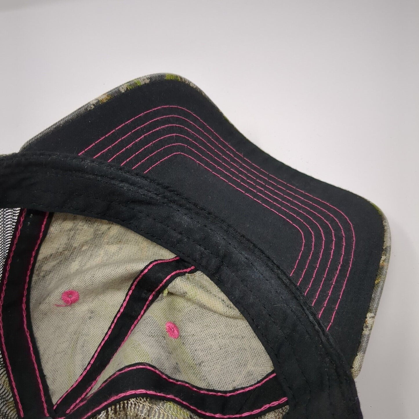 Signatures Strapback Mesh Back Trucker Hat Camo One Size Hunting Outdoor