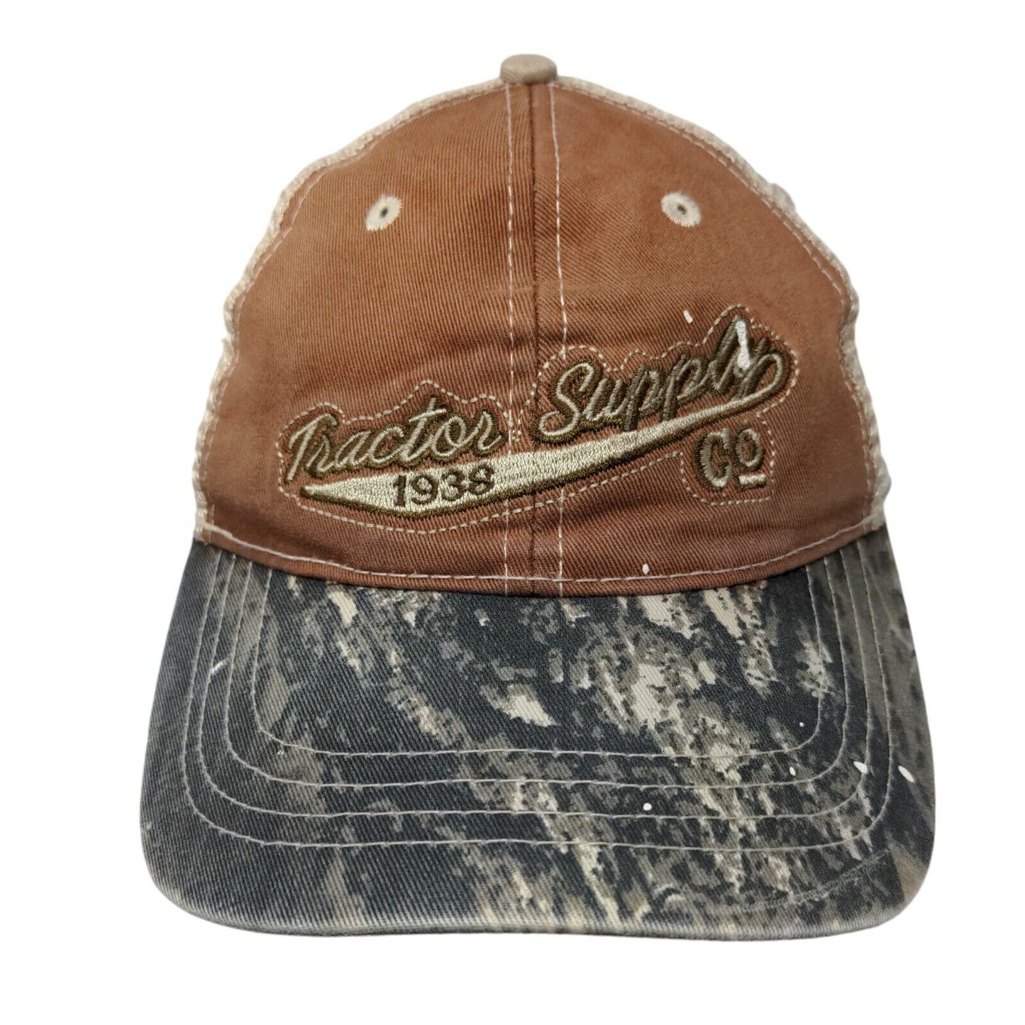 Tractor Supply Co. 1938 Strapback Trucker Hat Multicolor One Size Mesh Back